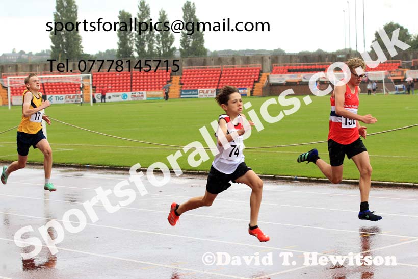 150 metres, 2023 Gateshead Tartan Games.  Photo: David T. Hewitson/Sports for All Pics